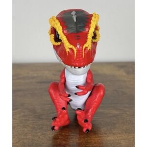 WowWee Fingerlings Untamed T-Rex Ripsaw (Red) Interactive Dinosaur Toy w/sound